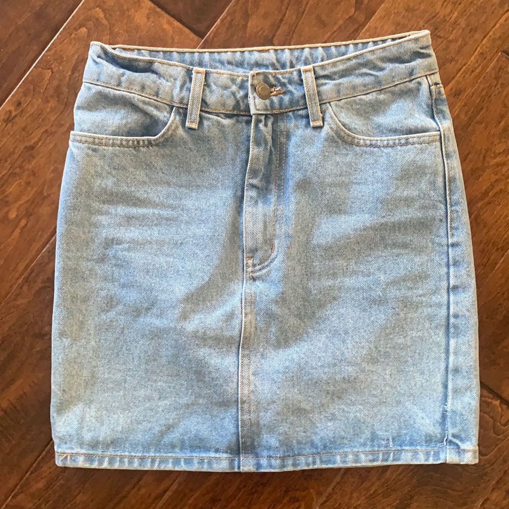 John Galt (brandy Melville) denim mini skirt